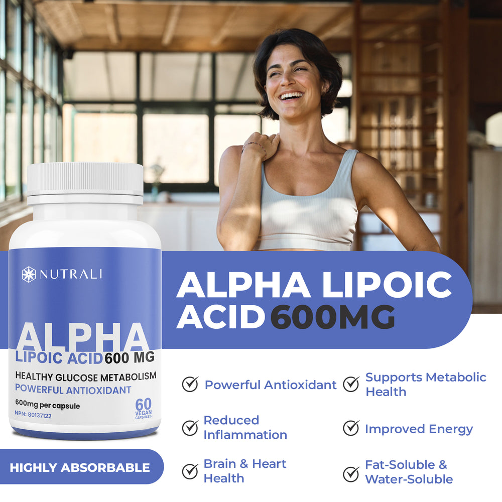 
                  
                    Alpha Lipoic Acid (ALA) Capsules -  600mg
                  
                