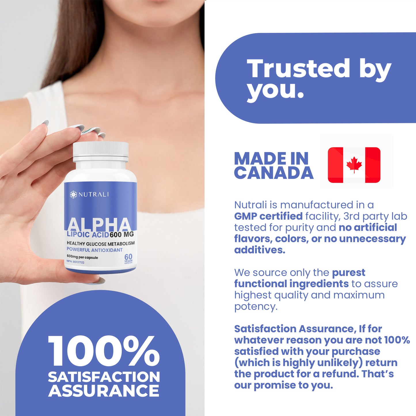 
                  
                    Alpha Lipoic Acid (ALA) Capsules -  600mg
                  
                