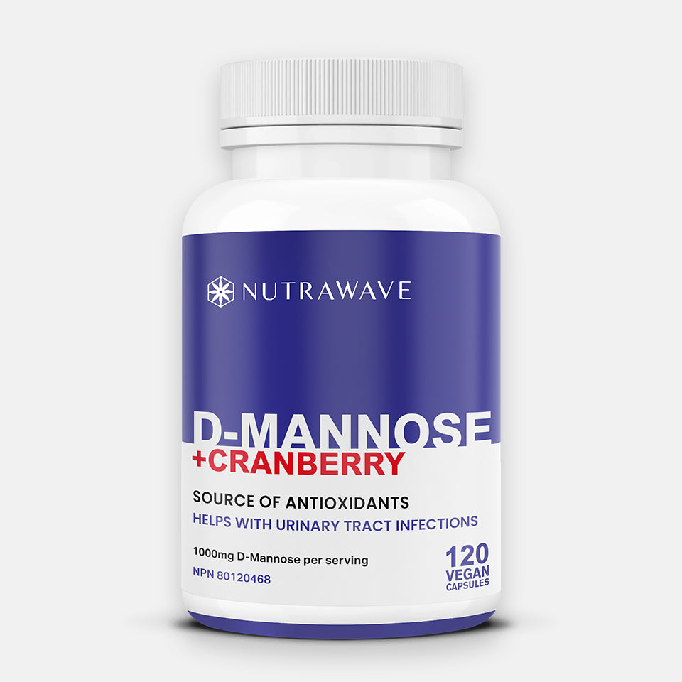 D-Mannose + Cranberry Capsules – 1000mg