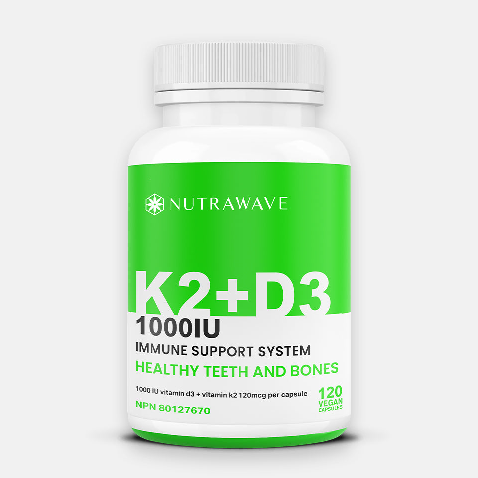 Vitamin D3 + K2 Capsules - 1000IU