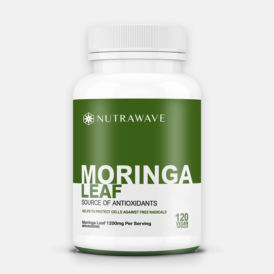 Organic Moringa Leaf Capsules - 1200mg