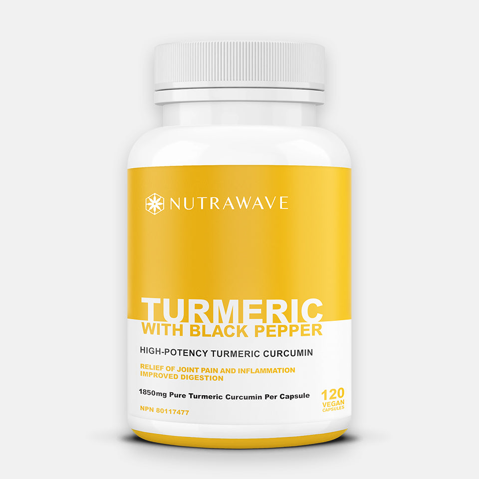 Turmeric Curcumin & Black Pepper Capsules – 1850mg