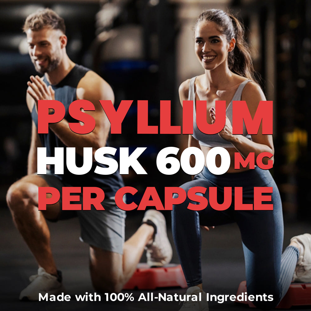 
                  
                    Psyllium Husk Fiber Capsules - 600mg
                  
                