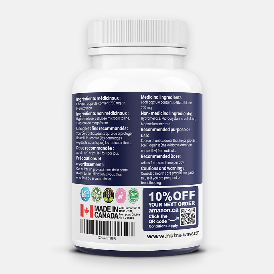 
                  
                    L- Glutathione Capsules - 700mg
                  
                