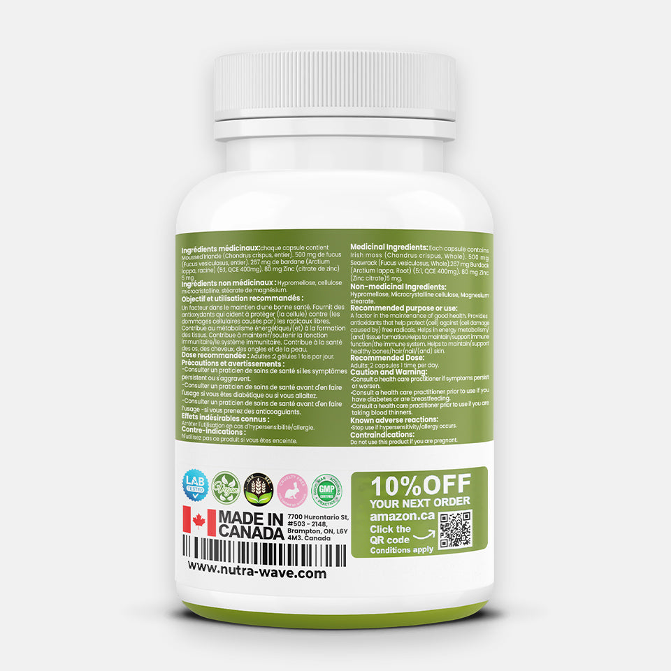 
                  
                    Irish Sea Moss Capsules - 1000mg
                  
                