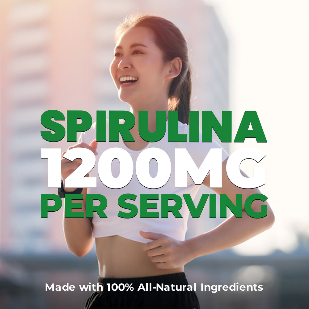 
                  
                    Organic Spirulina Tablet - 1200mg (per tablet)
                  
                