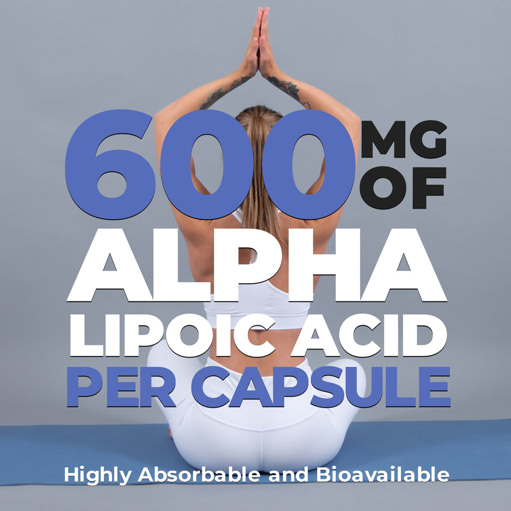 
                  
                    Alpha Lipoic Acid (ALA) Capsules -  600mg
                  
                