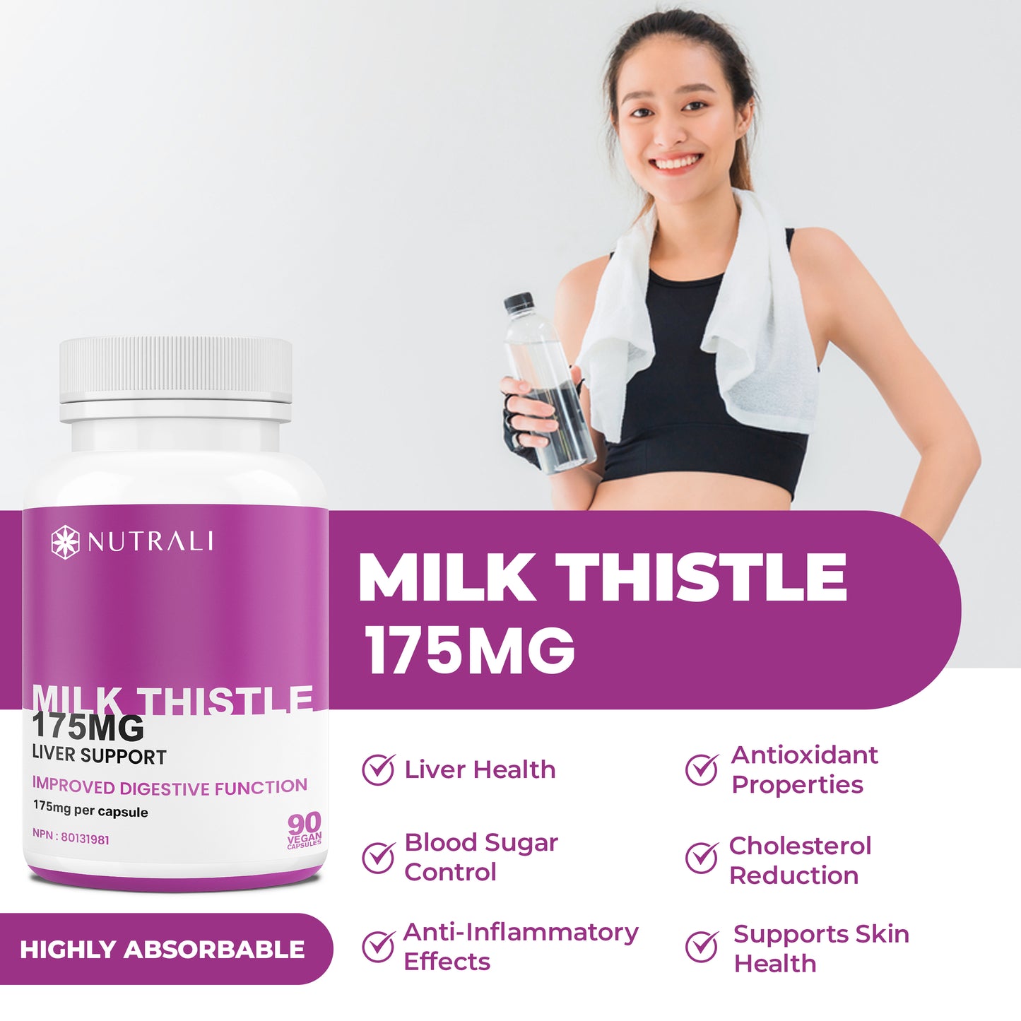 
                  
                    Milk Thistle Capsules - 175 mg
                  
                