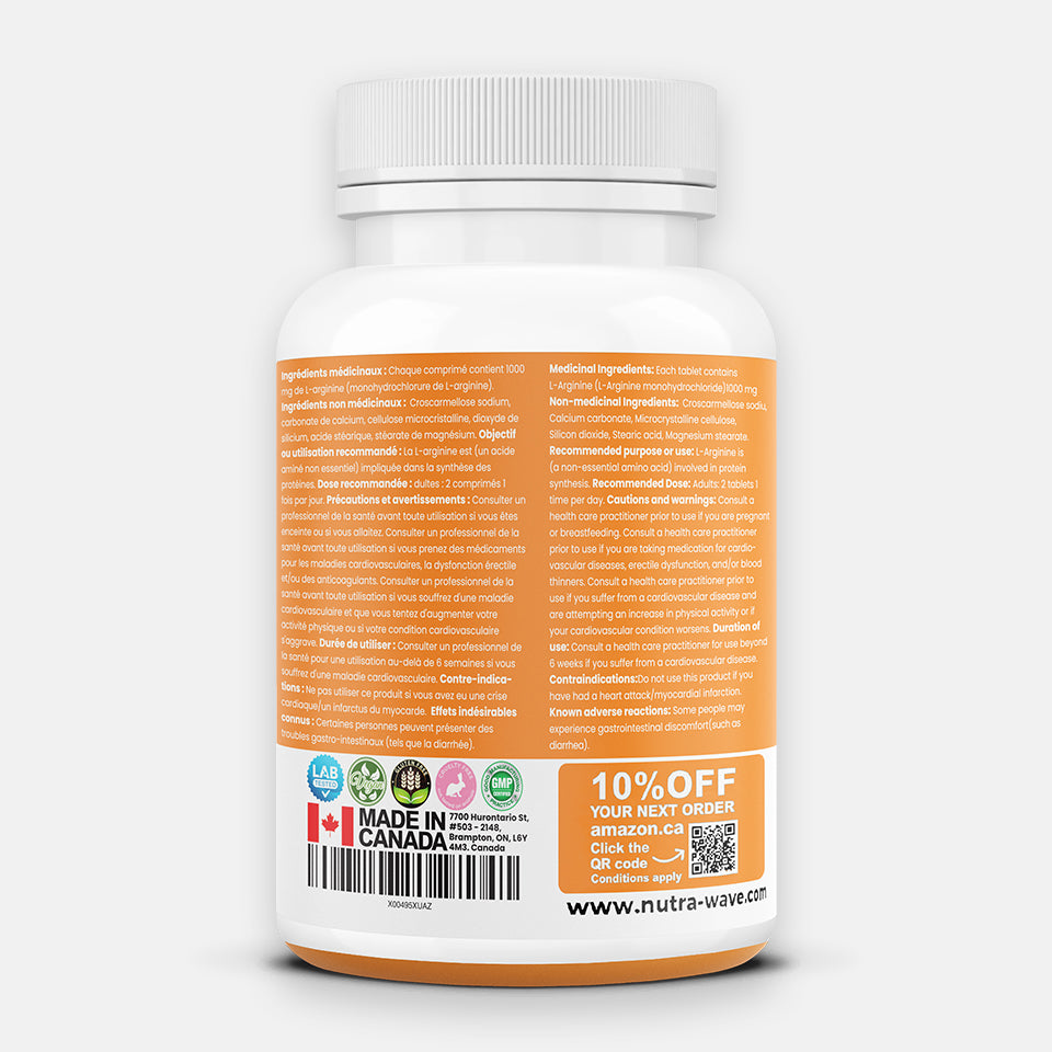 L- Arginine Capsules - 1000mg