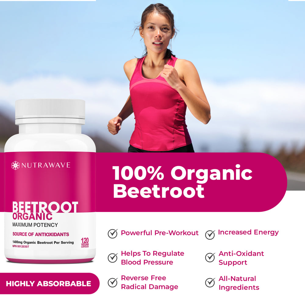 
                  
                    Organic Beetroot Capsules - 1400mg
                  
                