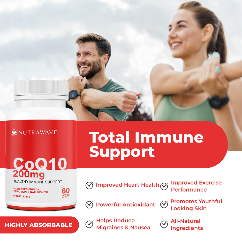 
                  
                    CoQ10 Ubiquinone Capsules - 200mg
                  
                