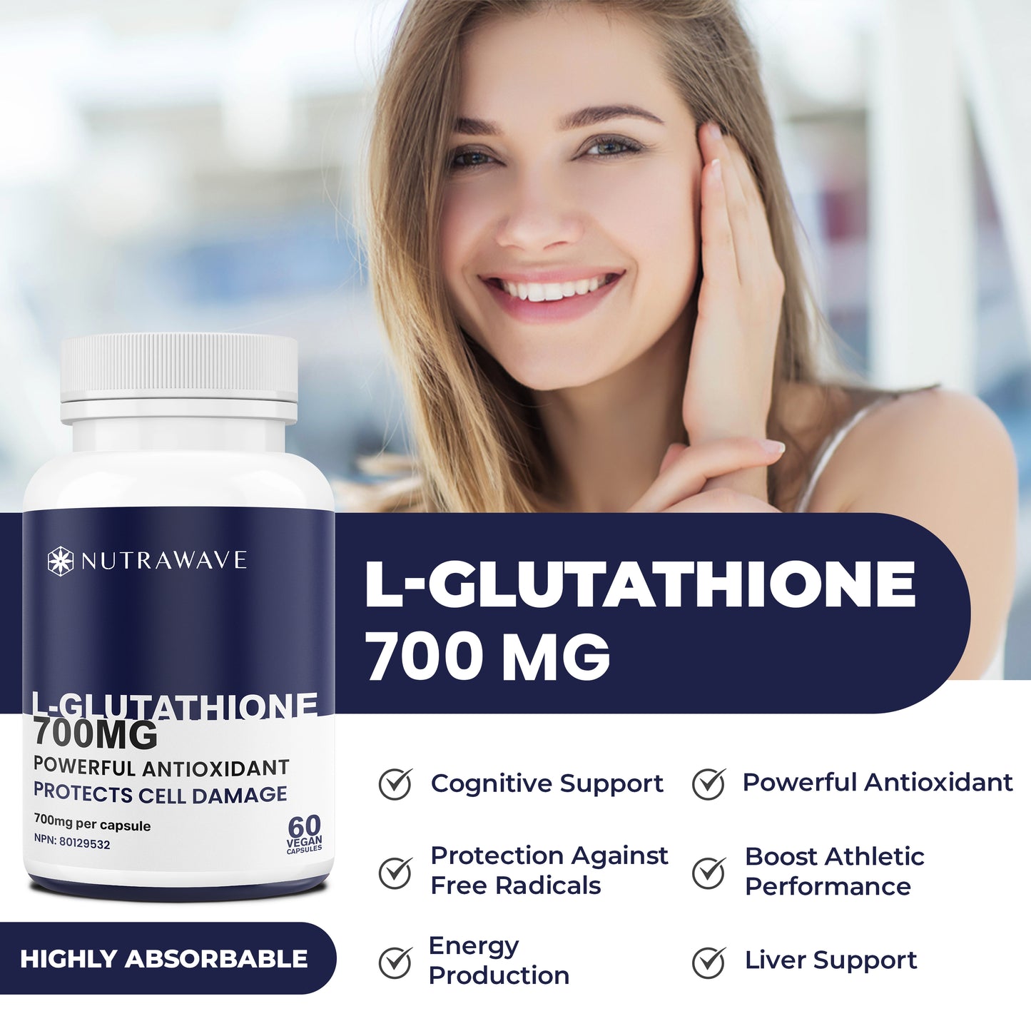 
                  
                    L- Glutathione Capsules - 700mg
                  
                