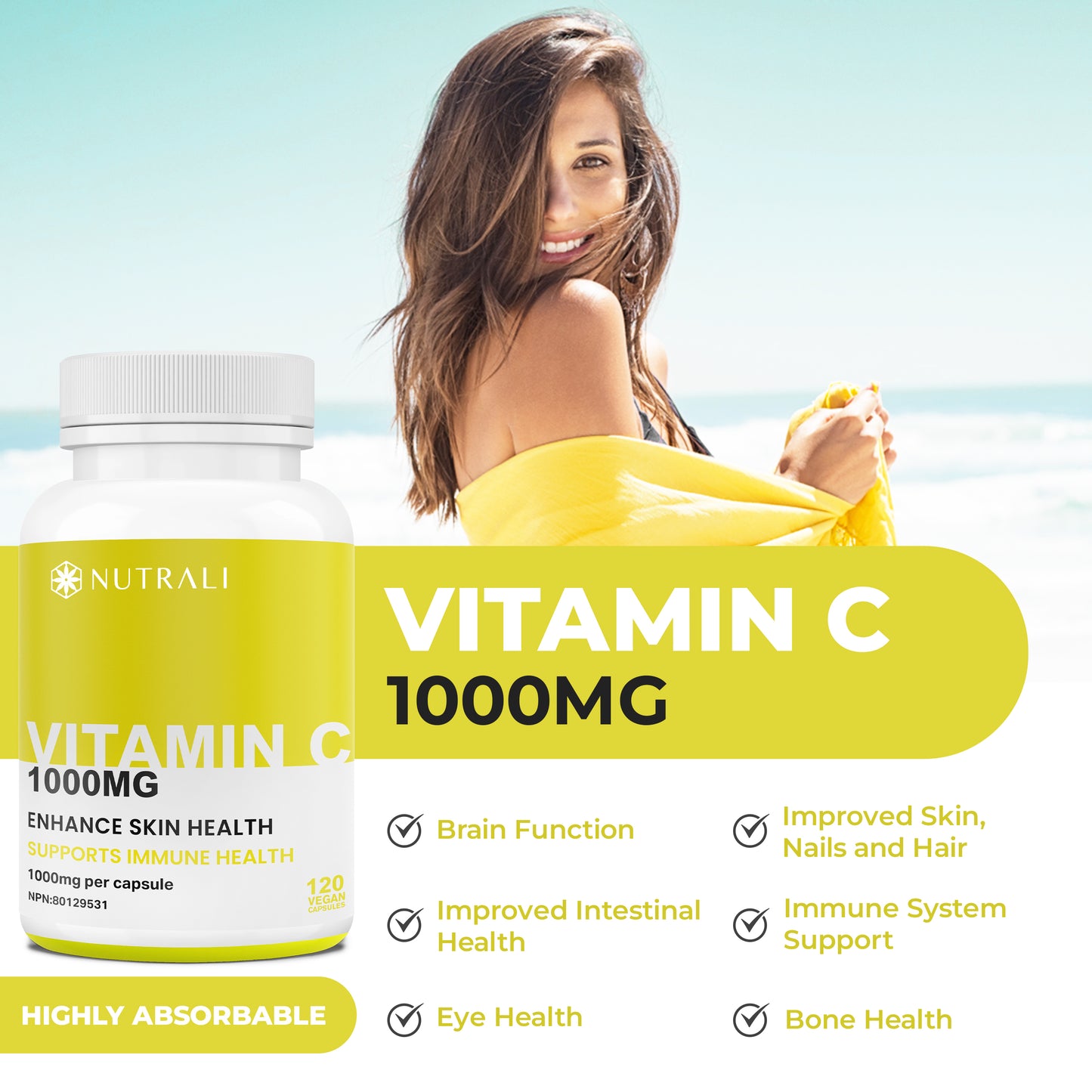 
                  
                    Vitamin C Capsules - 1000mg
                  
                