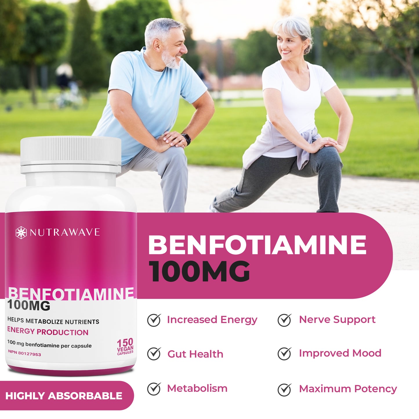 
                  
                    Benfotiamine Capsules - 100mg
                  
                