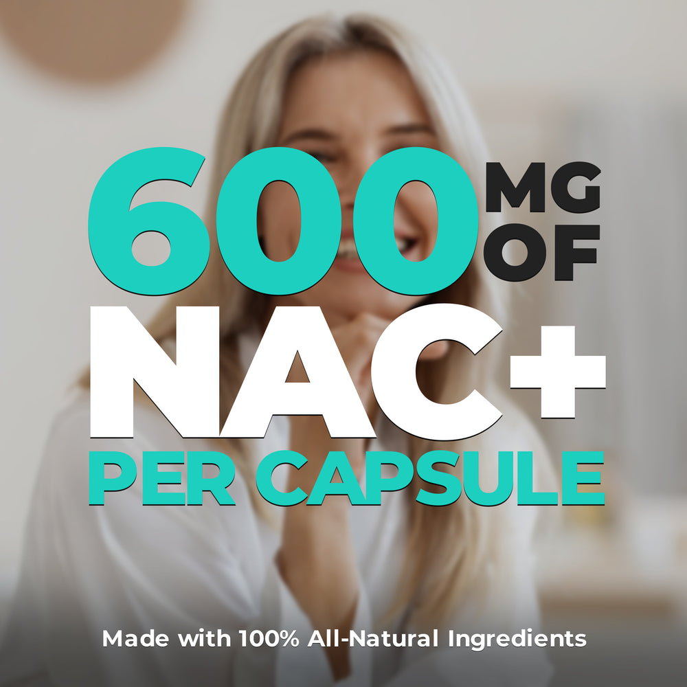 
                  
                    NAC (N-Acetyl-l-Cysteine) - 600mg
                  
                