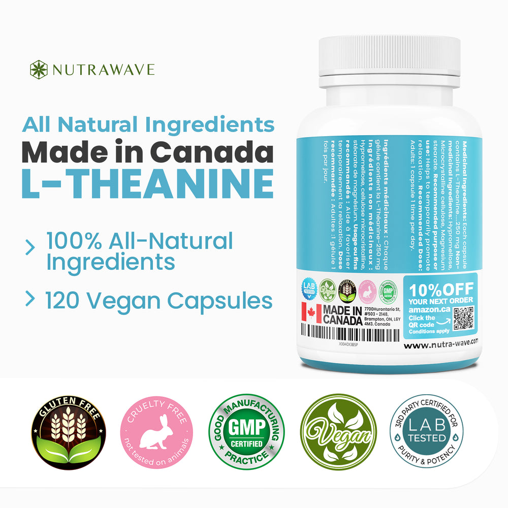 
                  
                    L-Theanine Capsules – 250mg
                  
                