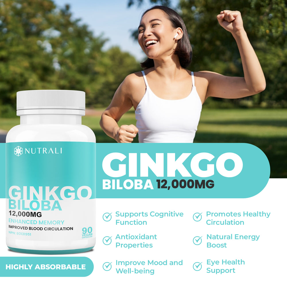 
                  
                    Ginkgo Biloba Capsules - 12000mg
                  
                