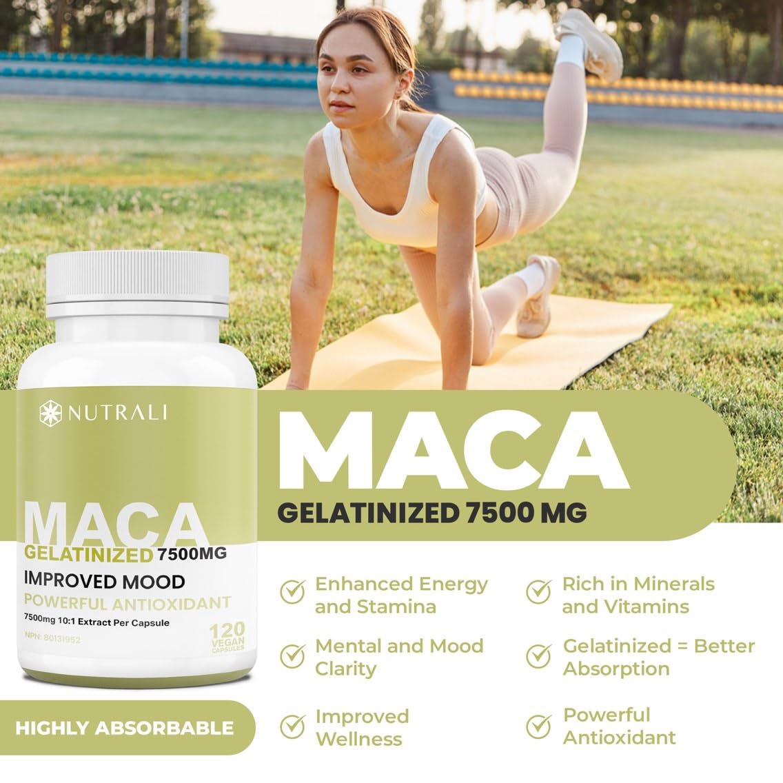 
                  
                    Gelatinized Maca Capsules - 750mg
                  
                
