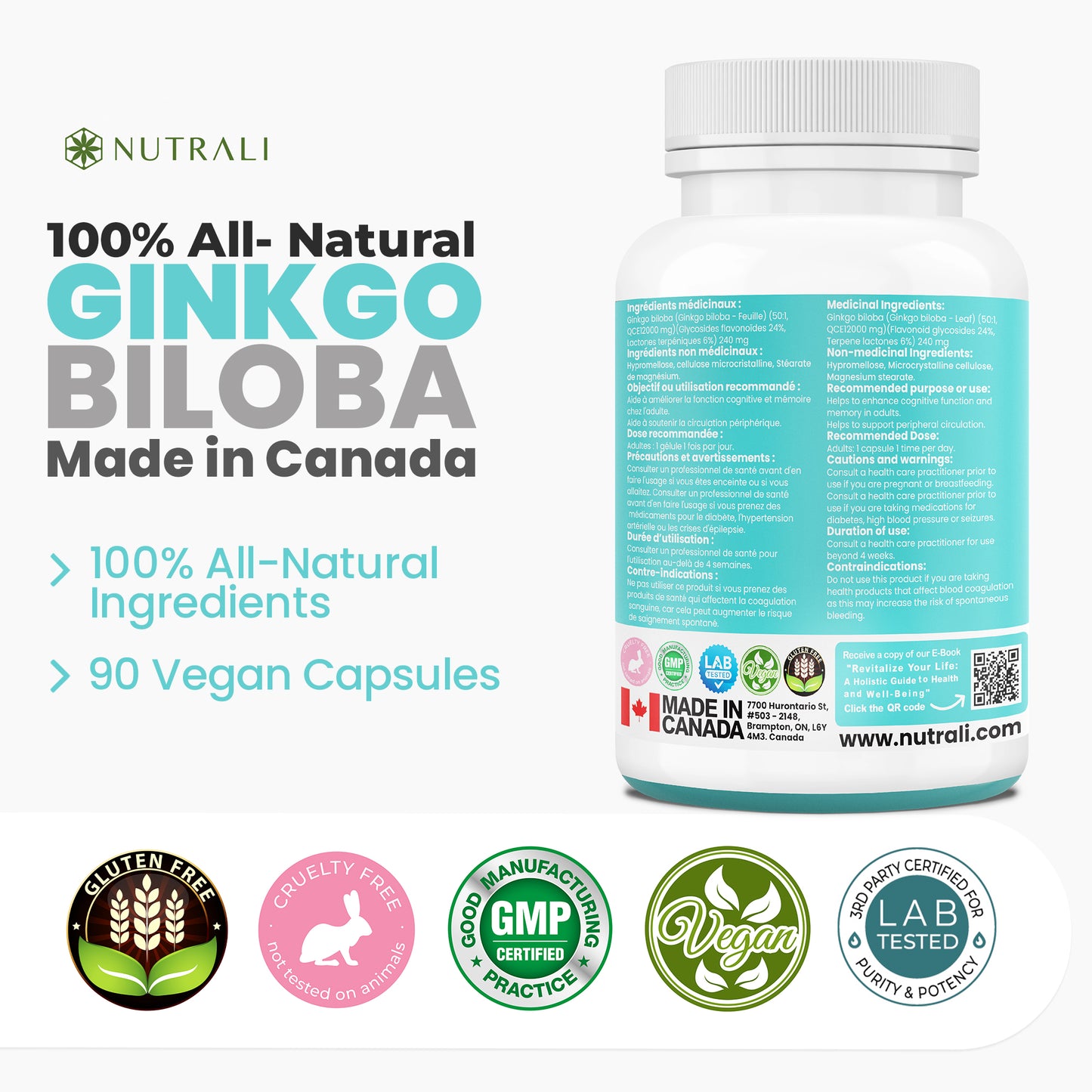 
                  
                    Ginkgo Biloba Capsules - 12000mg
                  
                