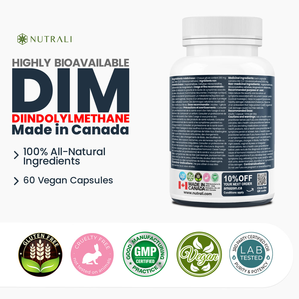 
                  
                    Diindolylmethane (DIM) Capsules - 200mg
                  
                