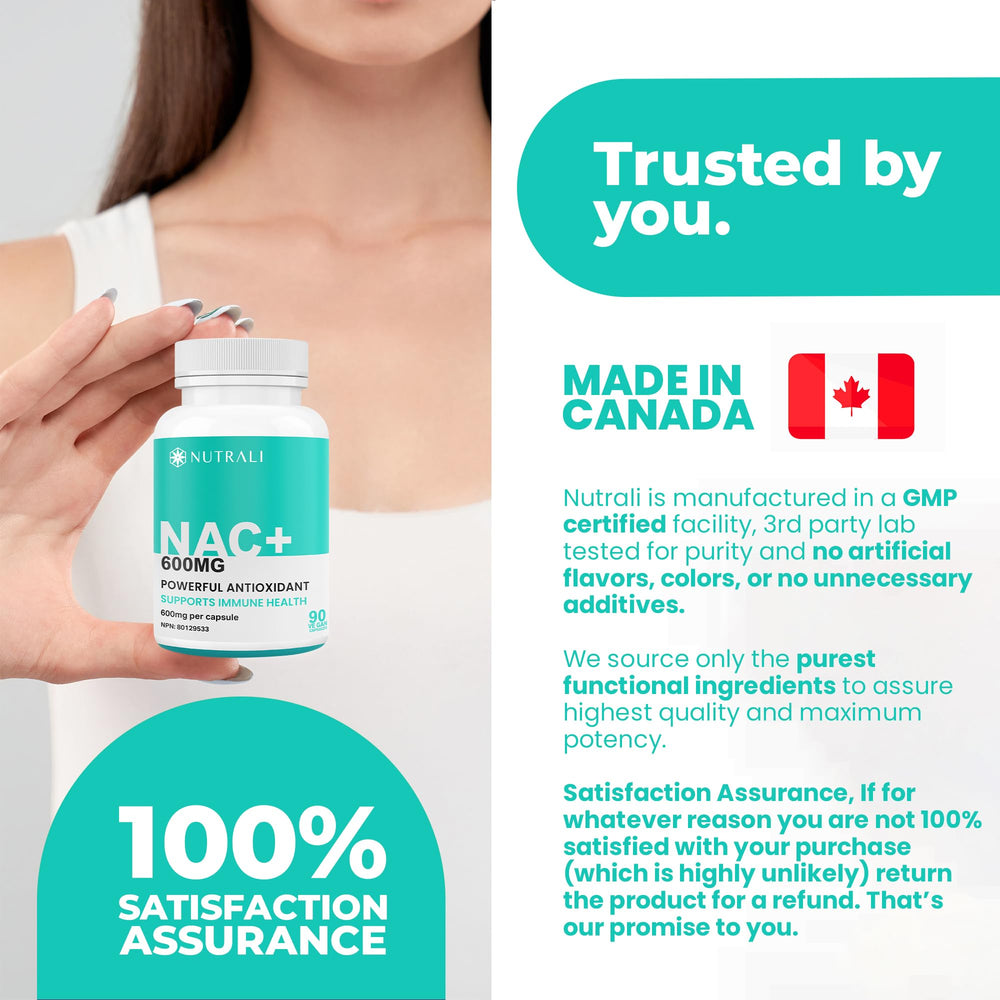 NAC (N-Acetyl-l-Cysteine) - 600mg