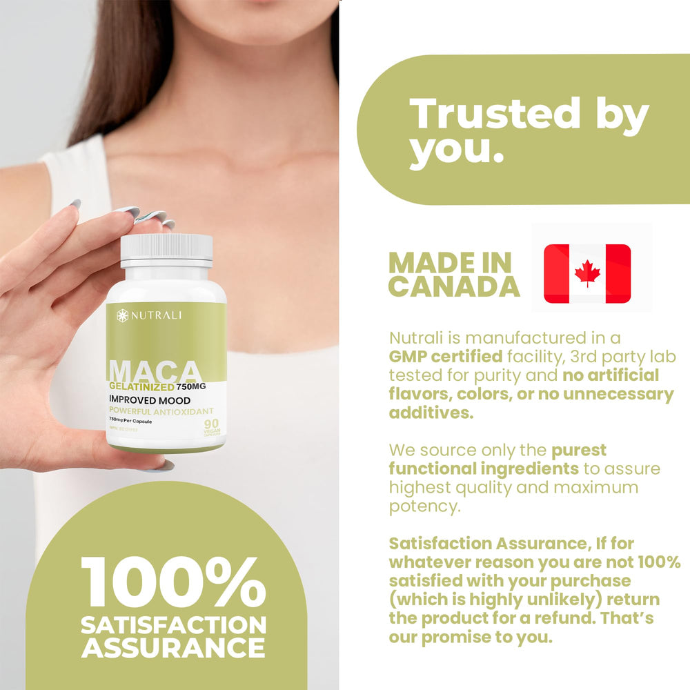 
                  
                    Gelatinized Maca Capsules - 750mg
                  
                