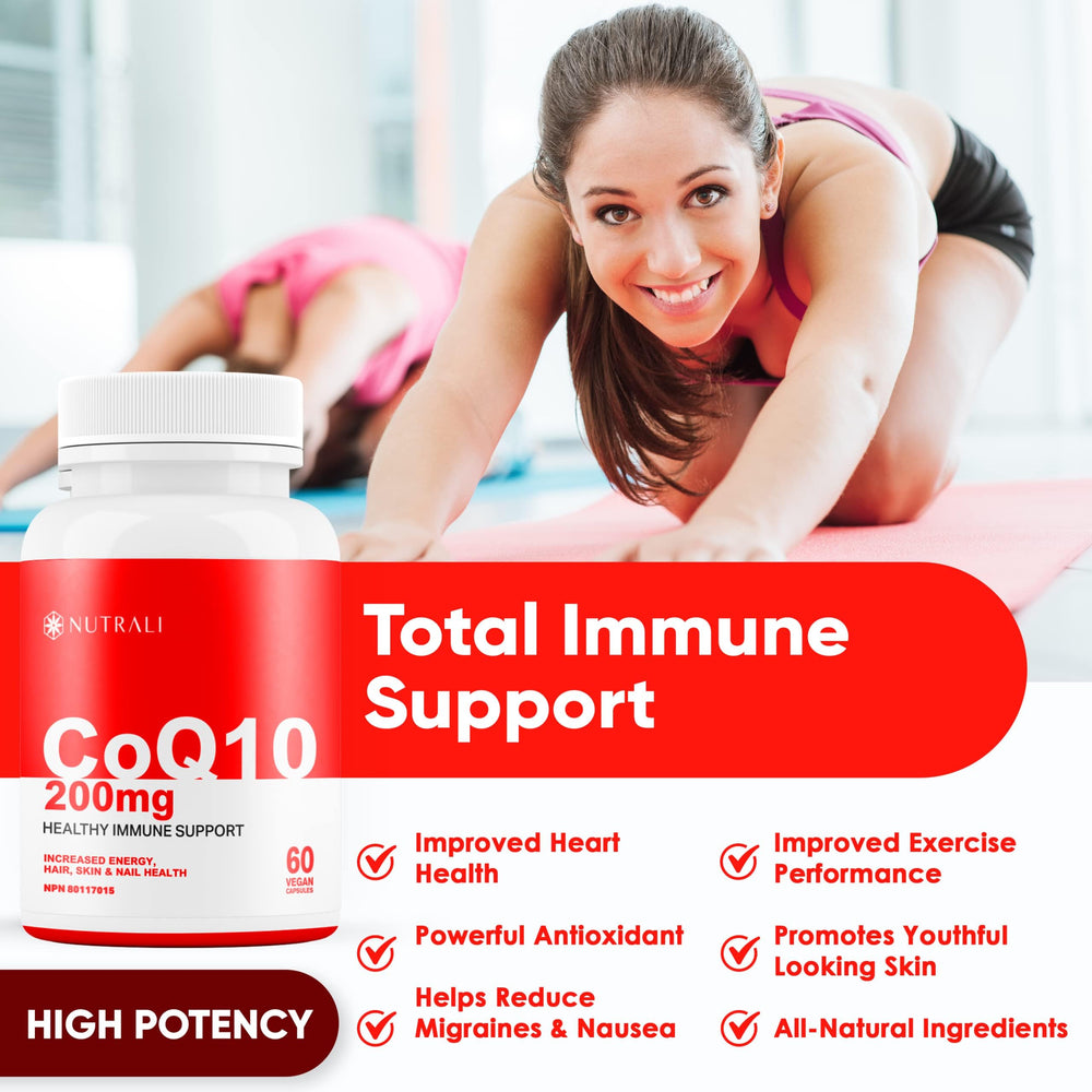 
                  
                    CoQ10 Ubiquinone Capsules - 200mg
                  
                