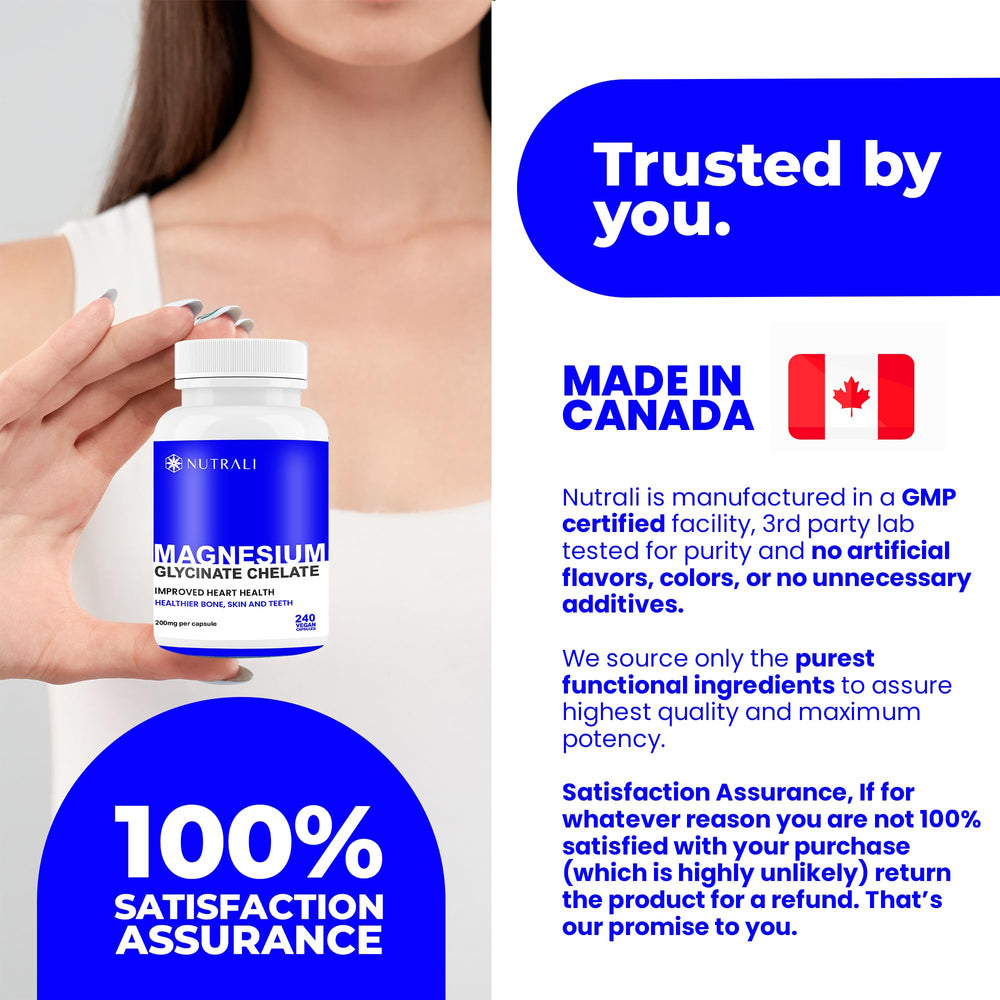 Magnesium Bisglycinate Chelated Capsules – 200mg