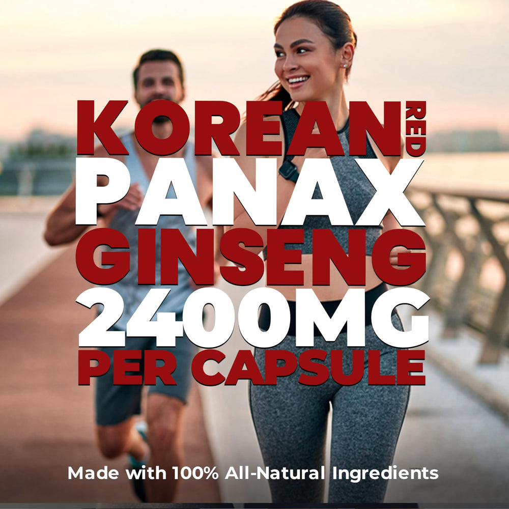 Korean Red Panax Ginseng Capsules - 2400mg