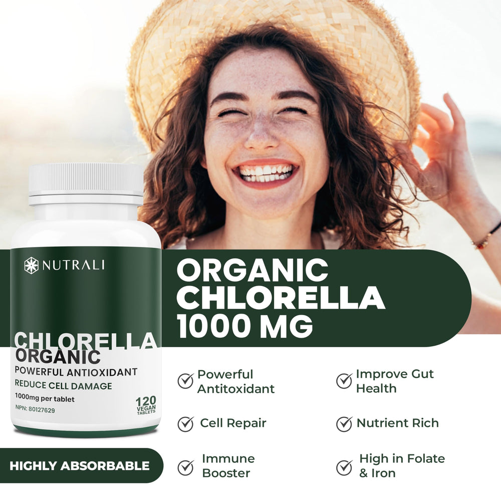 
                  
                    Organic Chlorella Tablets - 1000mg
                  
                