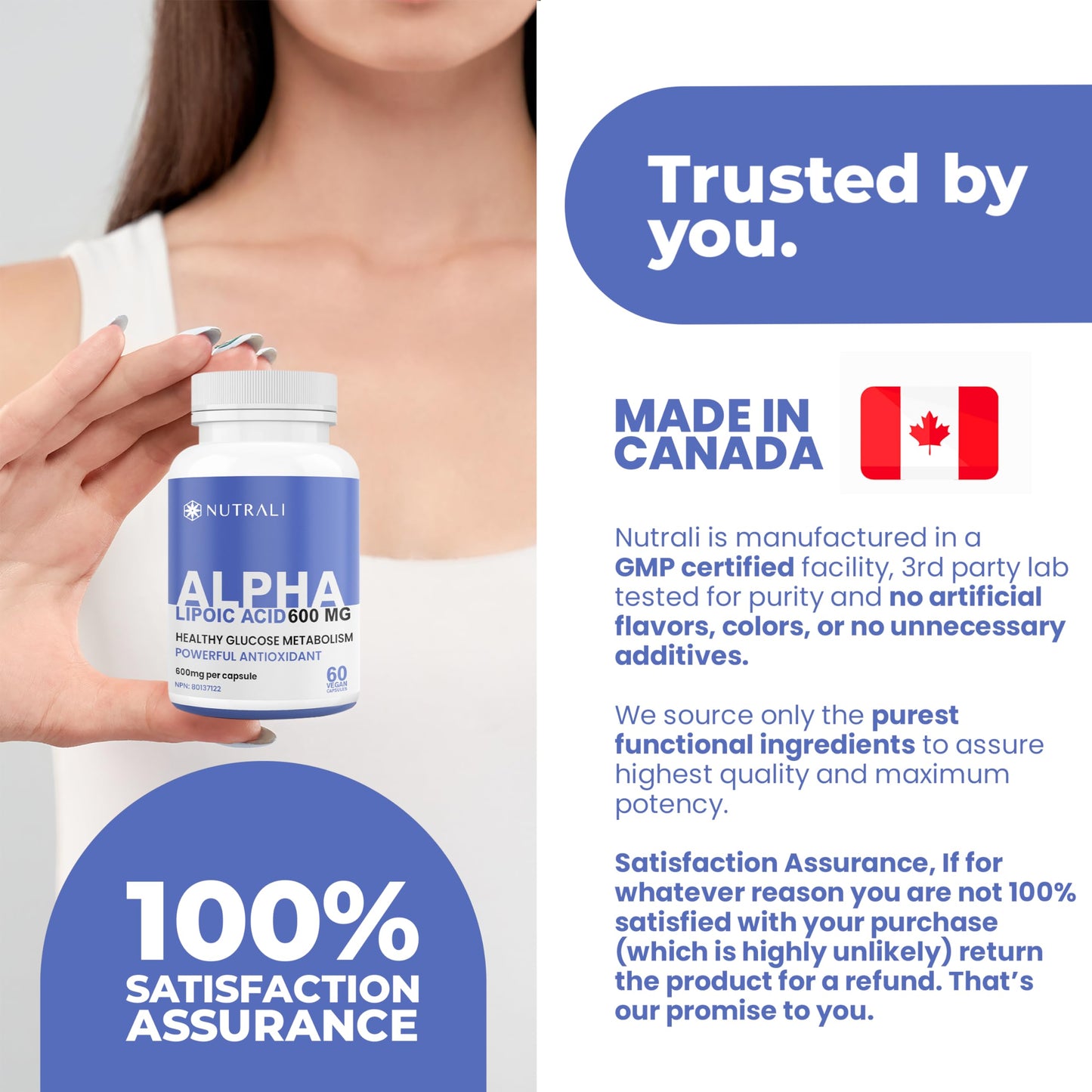 
                  
                    Alpha Lipoic Acid (ALA) Capsules -  600mg
                  
                
