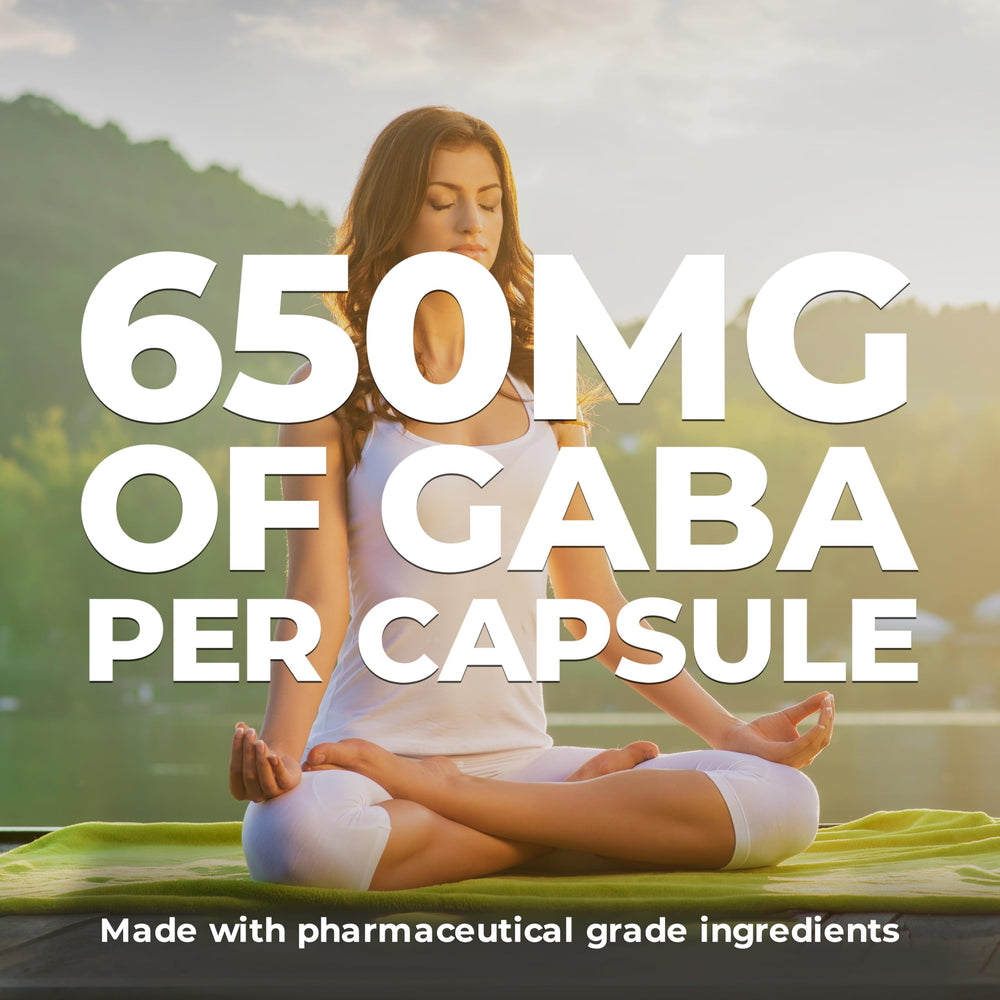 
                  
                    GABA (Gamma-Aminobutyric Acid) Caspule - 650mg
                  
                