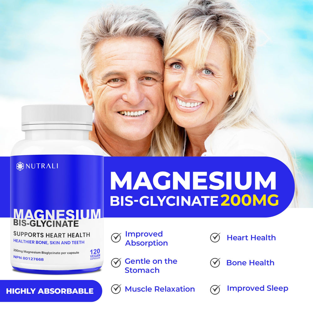 Magnesium Bisglycinate Chelated Capsules – 200mg