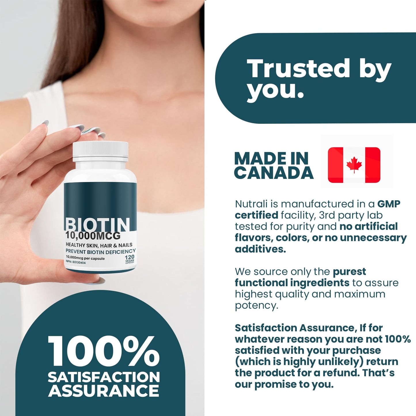 
                  
                    Biotin Capsules - 10000mcg
                  
                