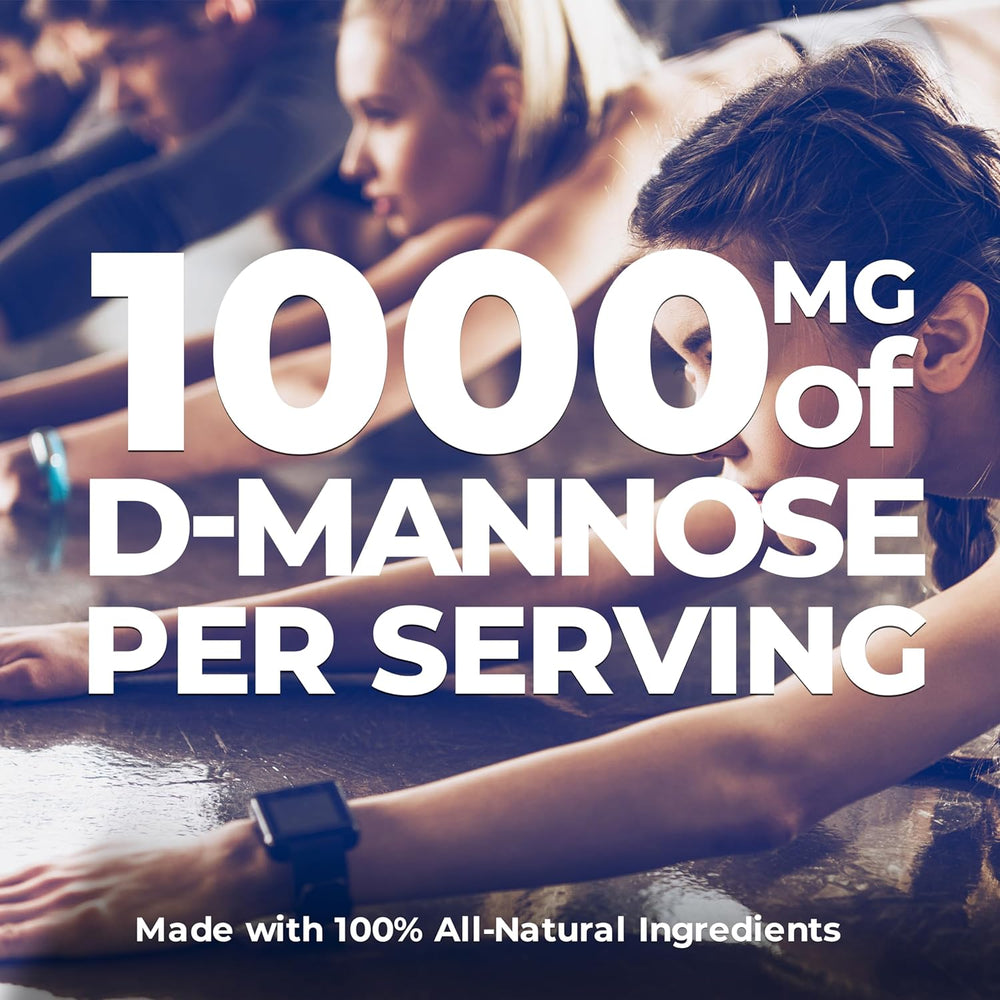 
                  
                    D-Mannose + Cranberry Capsules – 1000mg
                  
                