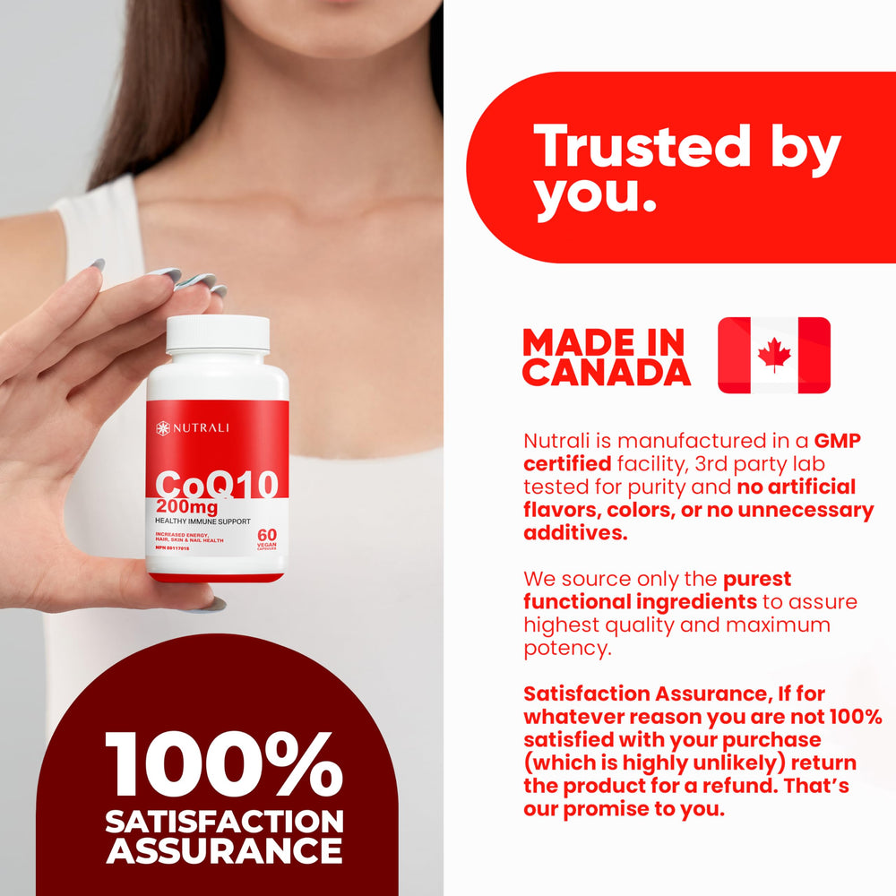 
                  
                    CoQ10 Ubiquinone Capsules - 200mg
                  
                