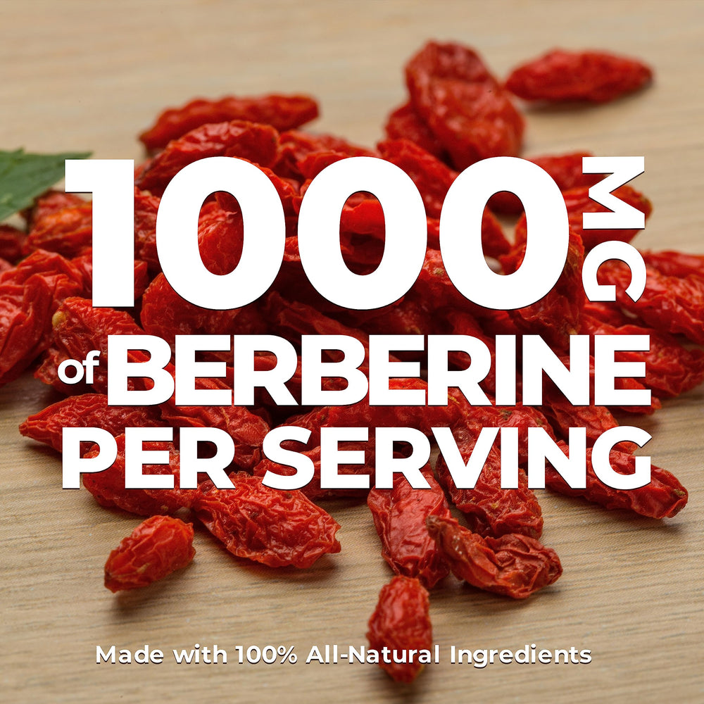 Berberine Capsules - 1000mg (per serving)