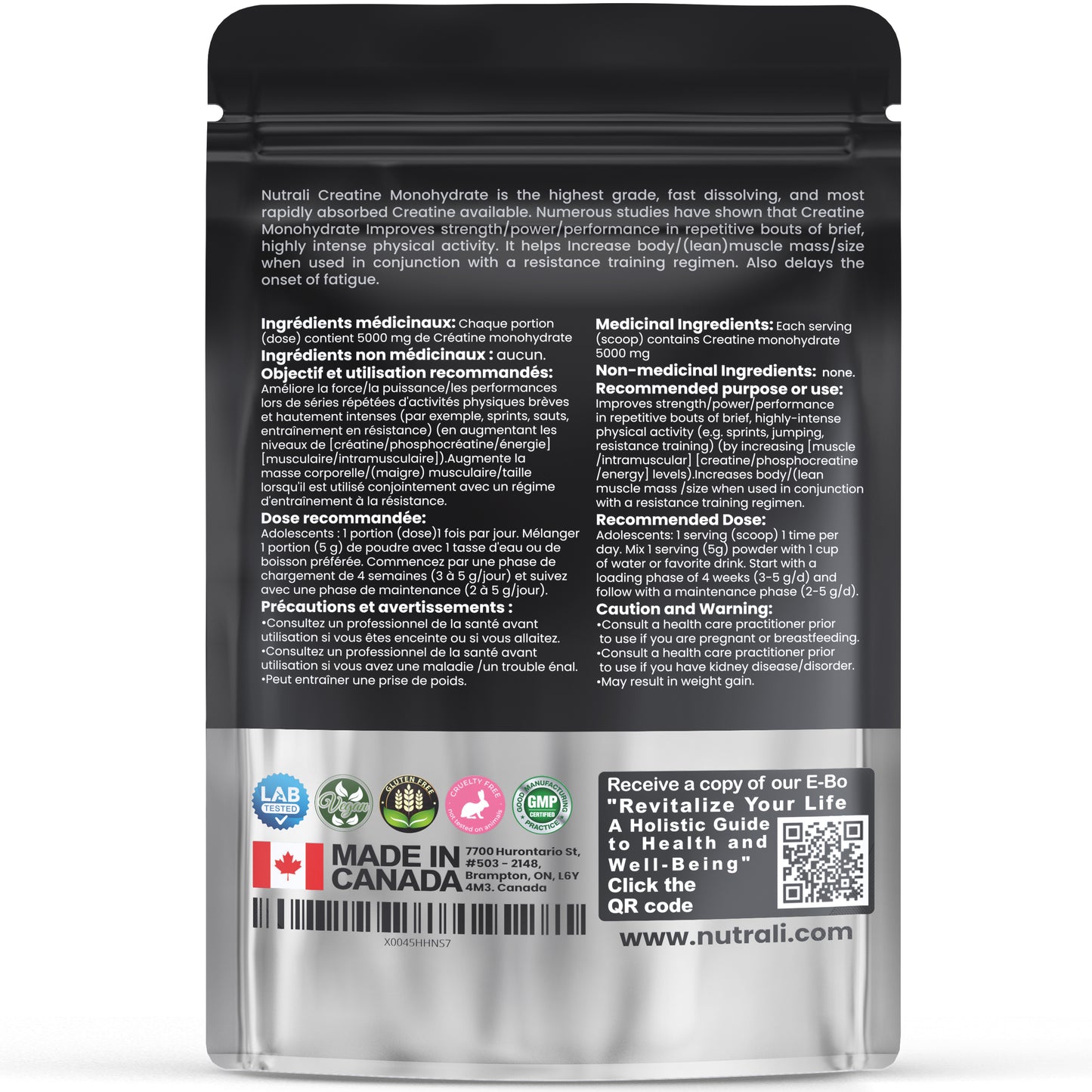 
                  
                    Creatine Micronized Monohydrate - 5000MG
                  
                