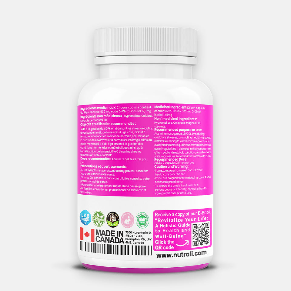 Myo-Inositol & D-Chiro Inositol Capsules - 1000MG