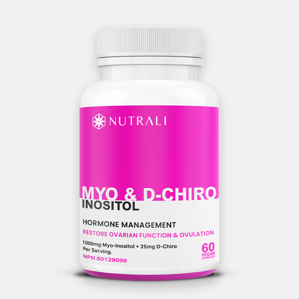 
                  
                    Myo-Inositol & D-Chiro Inositol Capsules - 1000MG
                  
                