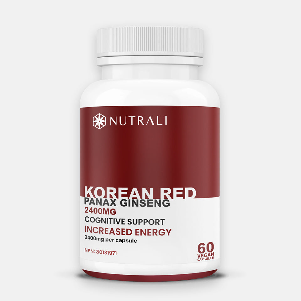 Korean Red Panax Ginseng Capsules - 2400mg