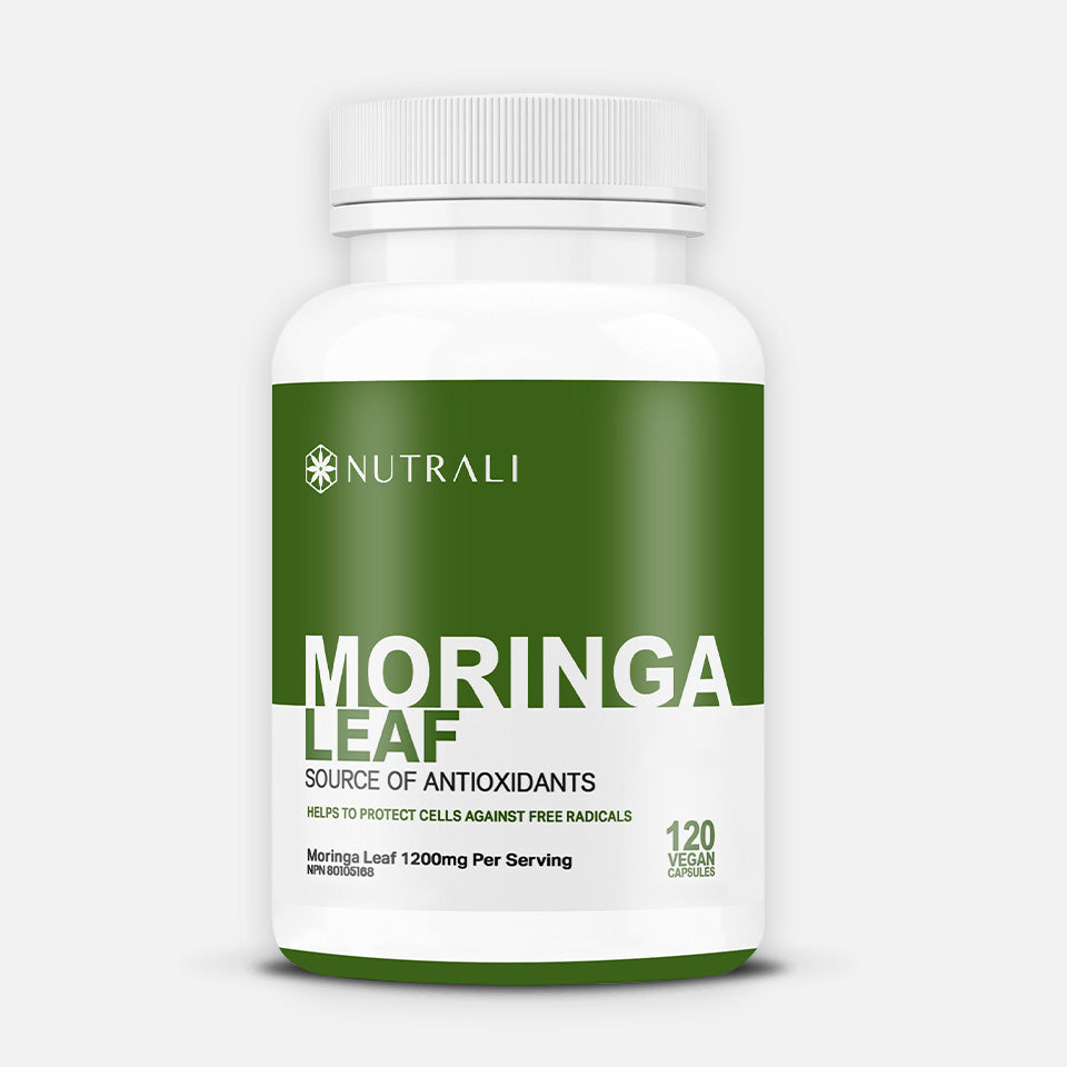 Organic Moringa Leaf Capsules - 1200mg