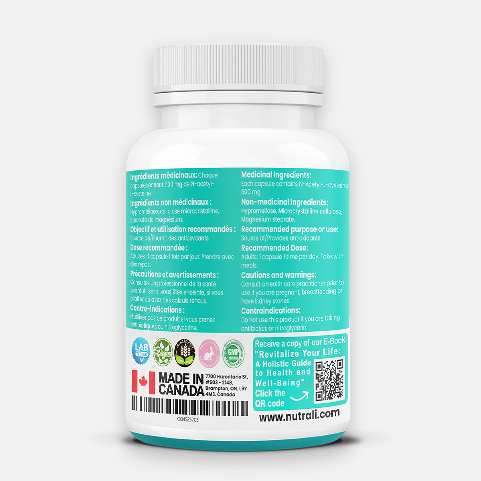 NAC (N-Acetyl-l-Cysteine) - 600mg