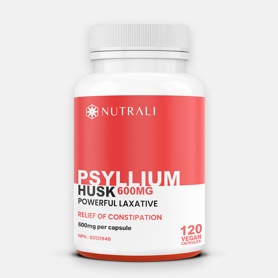 Psyllium Husk Fiber Capsules - 600mg