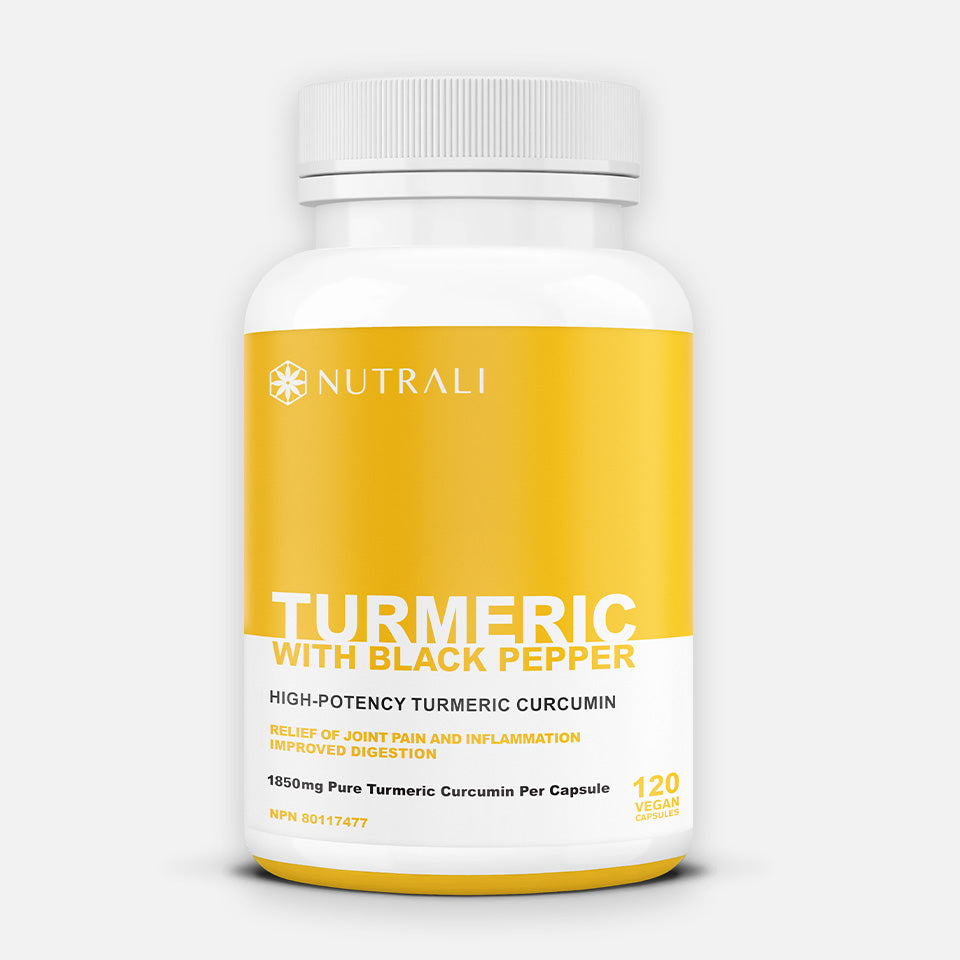 Turmeric Curcumin & Black Pepper Capsules – 1850mg